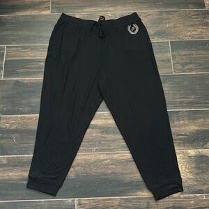 💖 Victoria’s Secret PINK Black Logo Pants with 2 Pockets